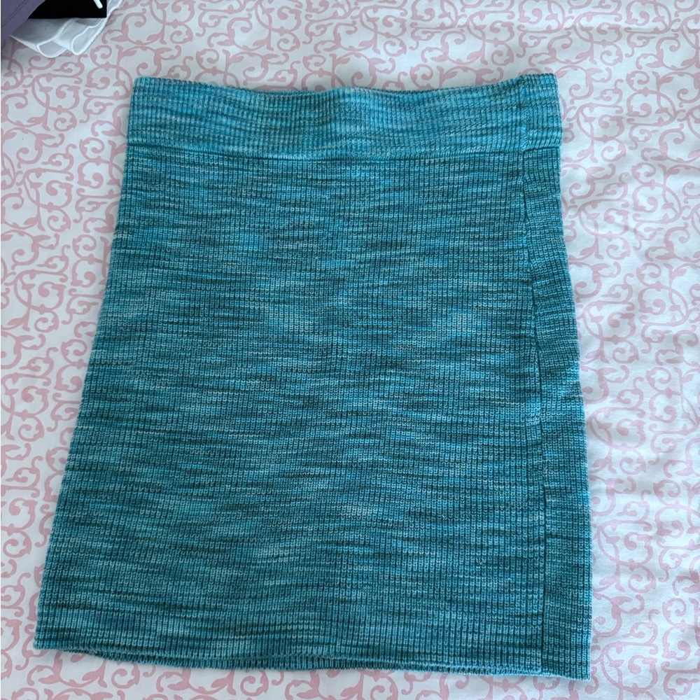 Forever 21 Teal Pencil Skirt